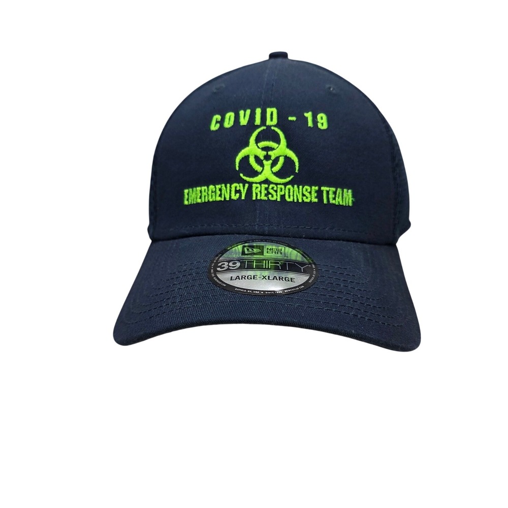 COVID-19 Emergency Response Team Hat Navy‎ Blue 39THIRTY L/XL Baseball Cap